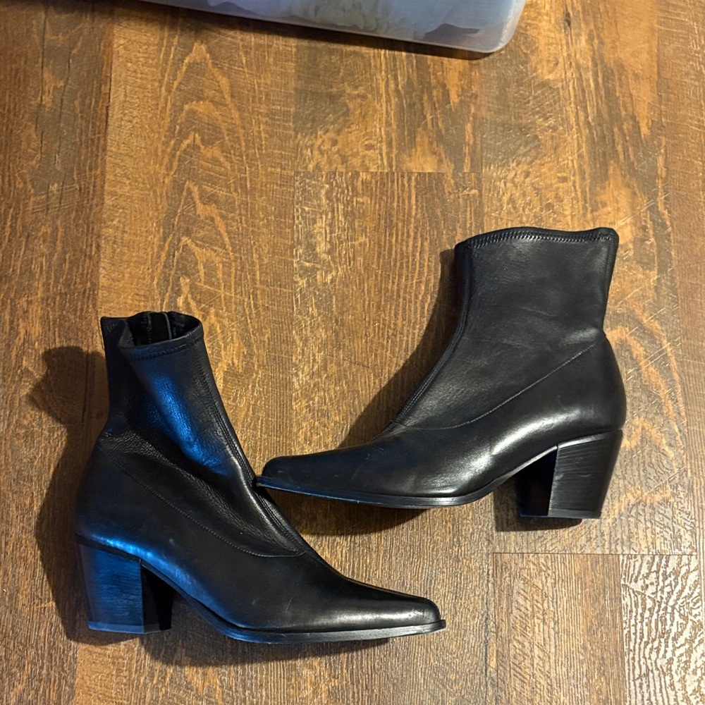 Vince Black Ankle Boots